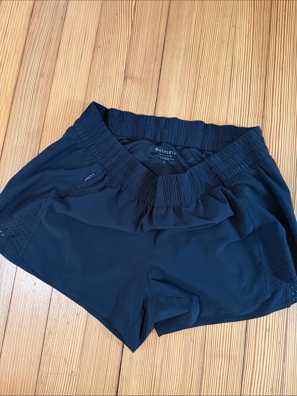 Athleta Black Athletic Running Shorts